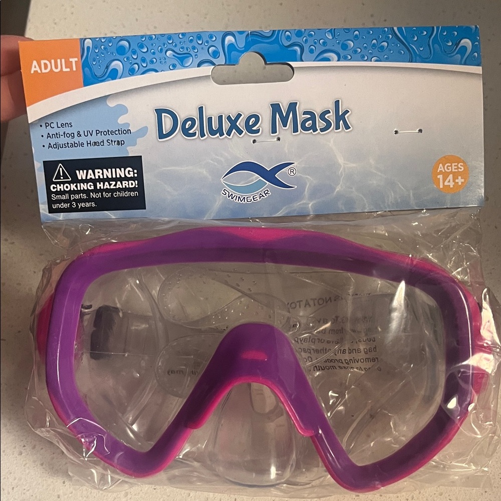 SwimGear Deluxe Mask in Purple/Pink